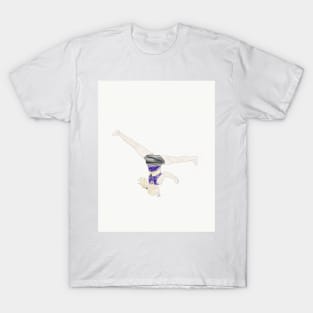 A Gymnast Doing an Aerial T-Shirt